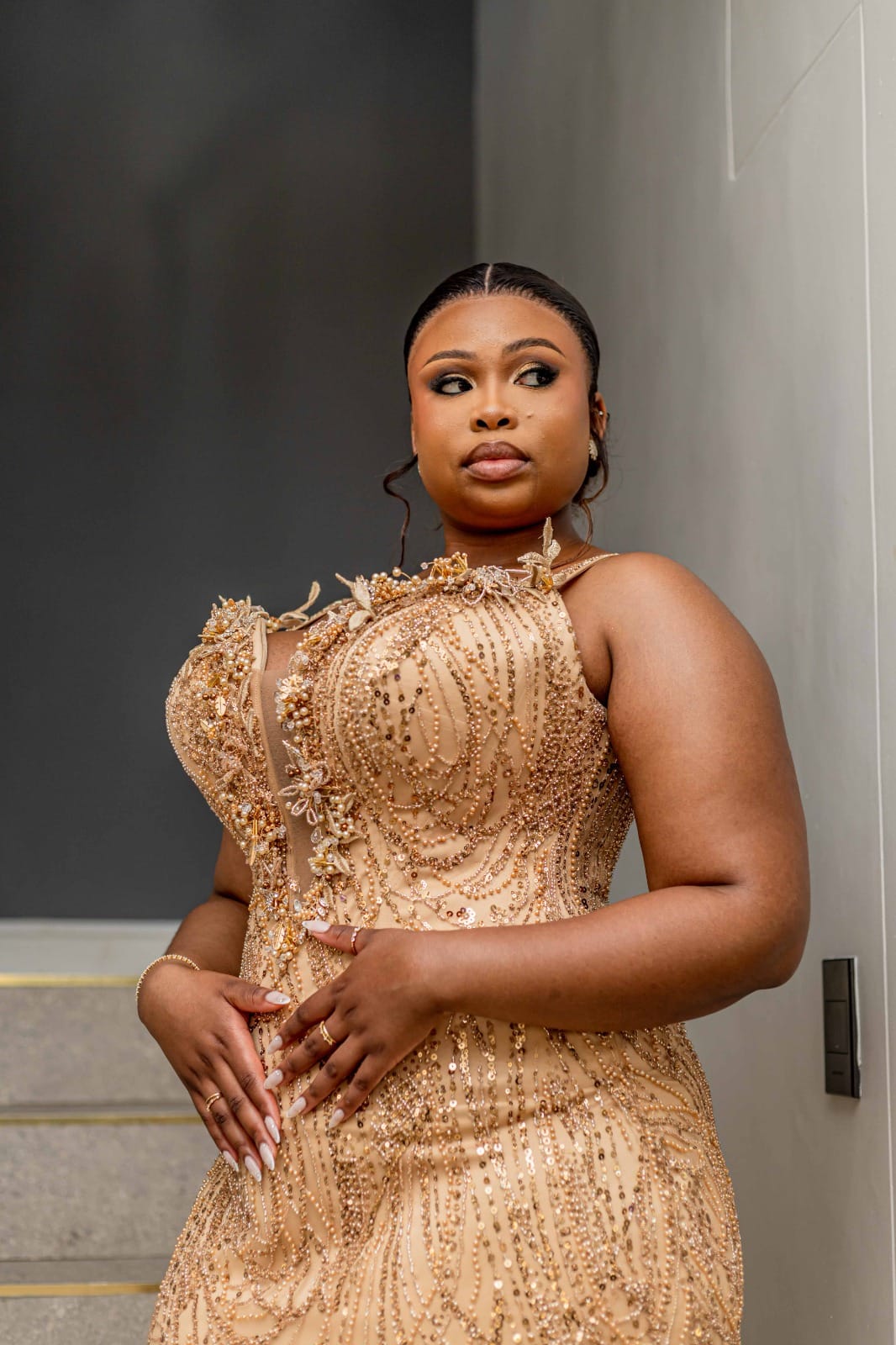 Couture gown creation