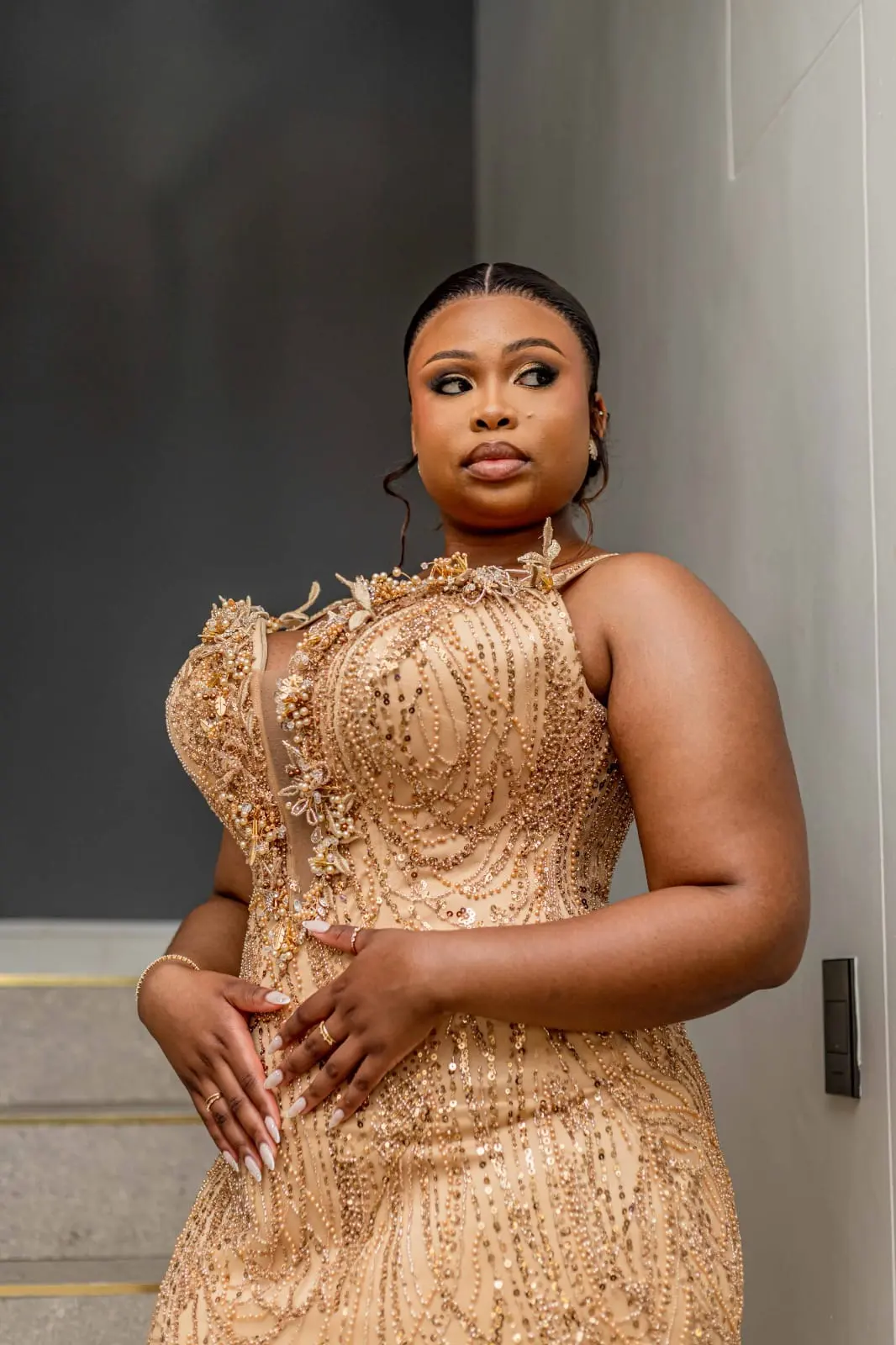 Couture gown creation